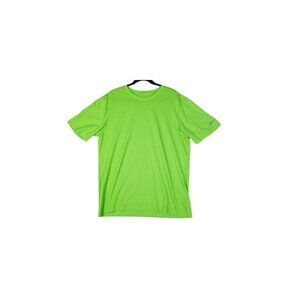 Asics Men's XL Neon Green Performance T-Shirt, Running Top Short sleeve